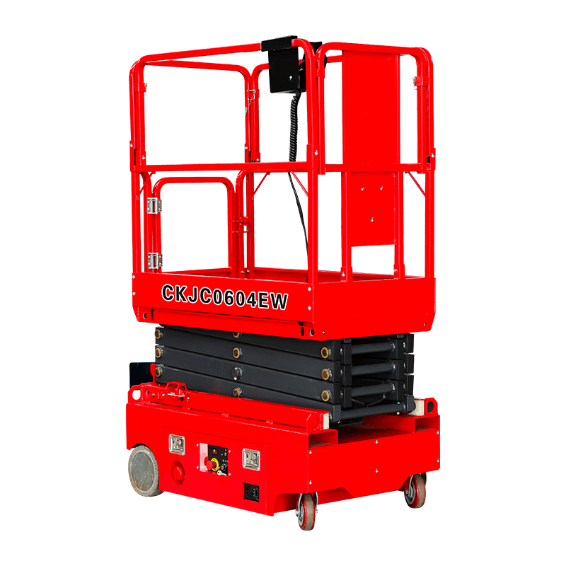 CKJC0705EW CKJC0604EW CKJC0503EW Мини-электрический мобильный ножничный подъемник с универсальным колесом
